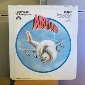 Airplane CED Videodisc Paramount Pictures RCA SelectaVision Movie 1981 Sealed
